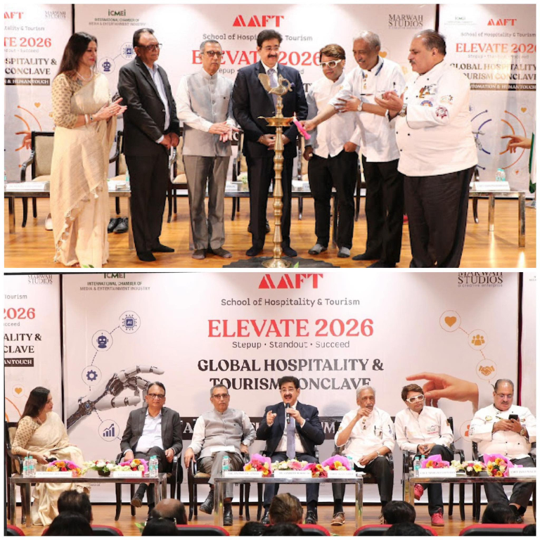 Global Hospitality and Tourism Summit ELEVATE-2026 Inspires Future Leaders at Marwah Studios 5