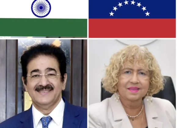 Dr. Sandeep Marwah Congratulates Ambassador of Venezuela on Independence Day 1e7a3d40-4d70-44e6-a2e0-dddb34435d33