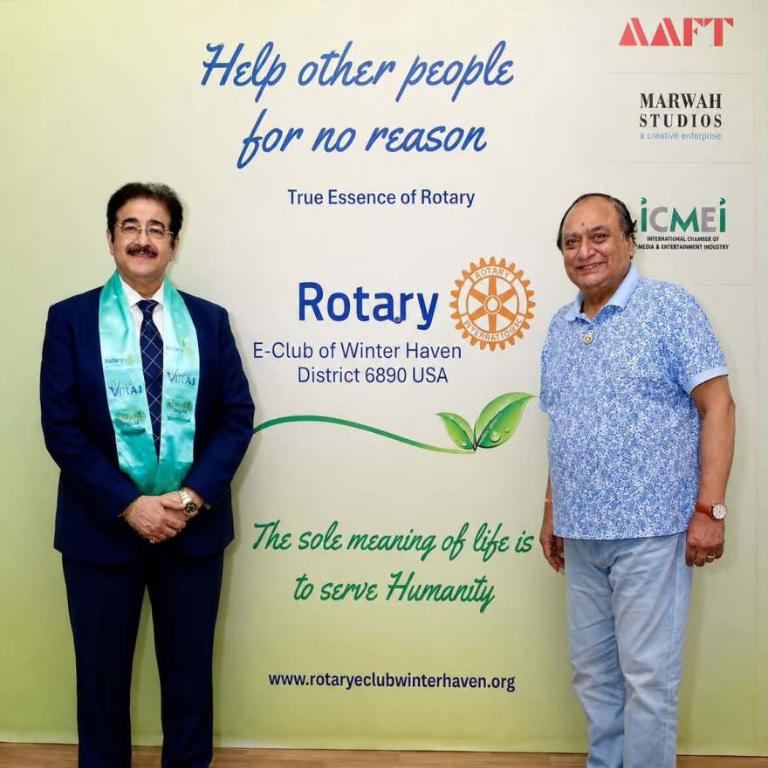 Dr. Sandeep Marwah Assumes Office as President of Rotary E-Club of Winter Haven, Florida,USA 6