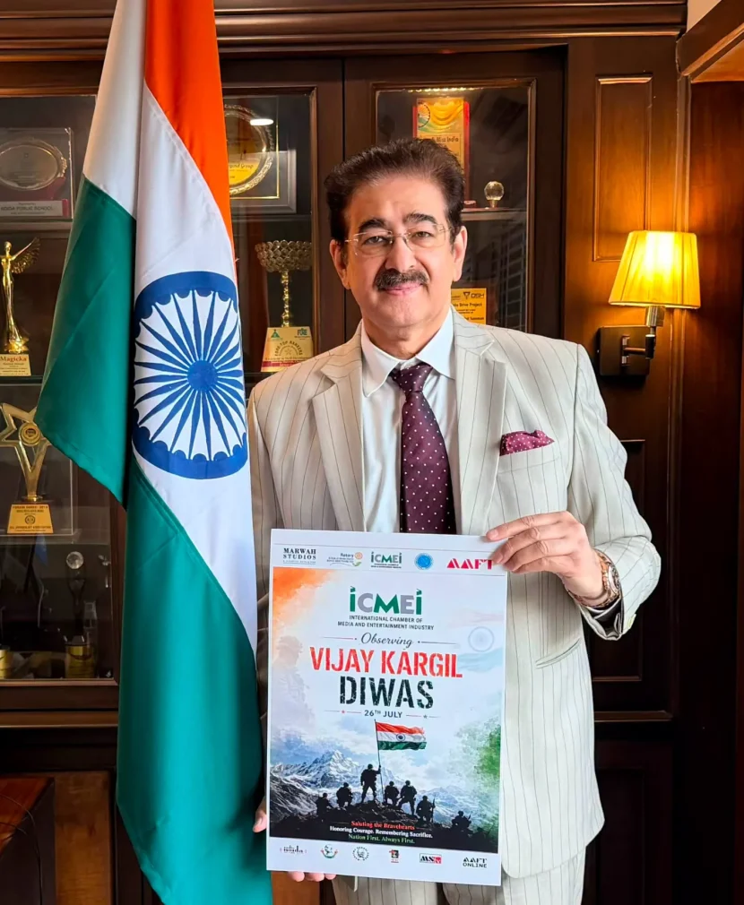 Kargil Vijay Diwas Celebrated with Patriotic Fervour at Marwah Studios 755246679_888305560559252_1919958597375983621_n