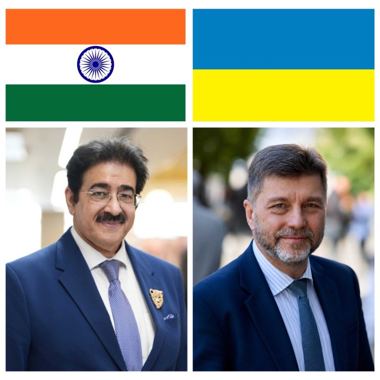 Dr Sandeep Marwah Congratulates Ukraine on Independence Day 44608063-be9b-4d6c-bbac-7e9f945ed0ac