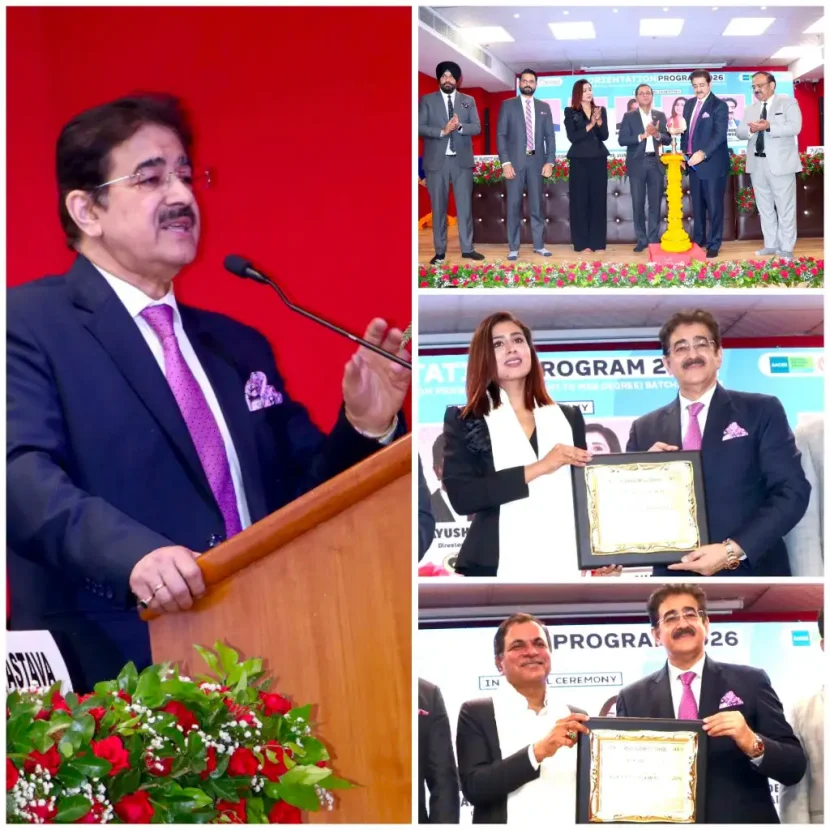 Asian Business School Inaugurates New PGDM 2026 Batch in the Presence of Ghazal Alagh and Ayush Gupta 759188621_1398357488846040_8240847740706014114_n