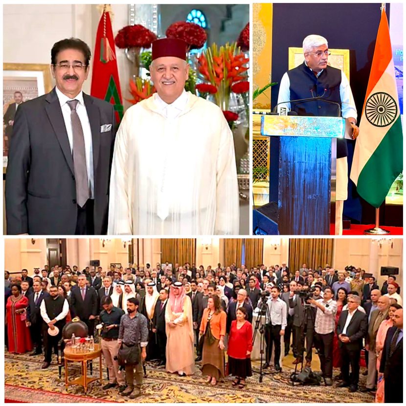 Dr. Sandeep Marwah Attends National Day Celebration of the Kingdom of Morocco as Chair of Indo-Morocco Film and Cultural Forum 760545387_1638120271069386_7666118597426246941_n
