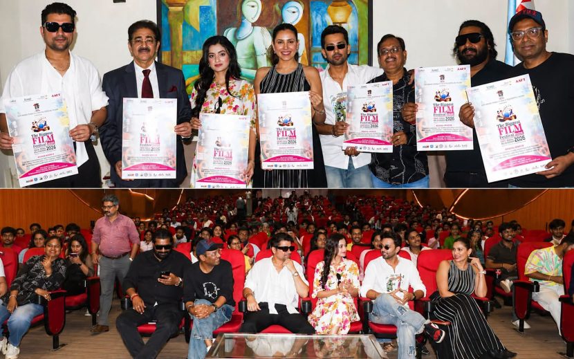 Cast and Crew of Arya Bhatt Ka Zero Unveil Official Poster of 19th Global Film Festival Noida 2026 at AAFT 761215854_1791735858906821_5023227625745158948_n-1