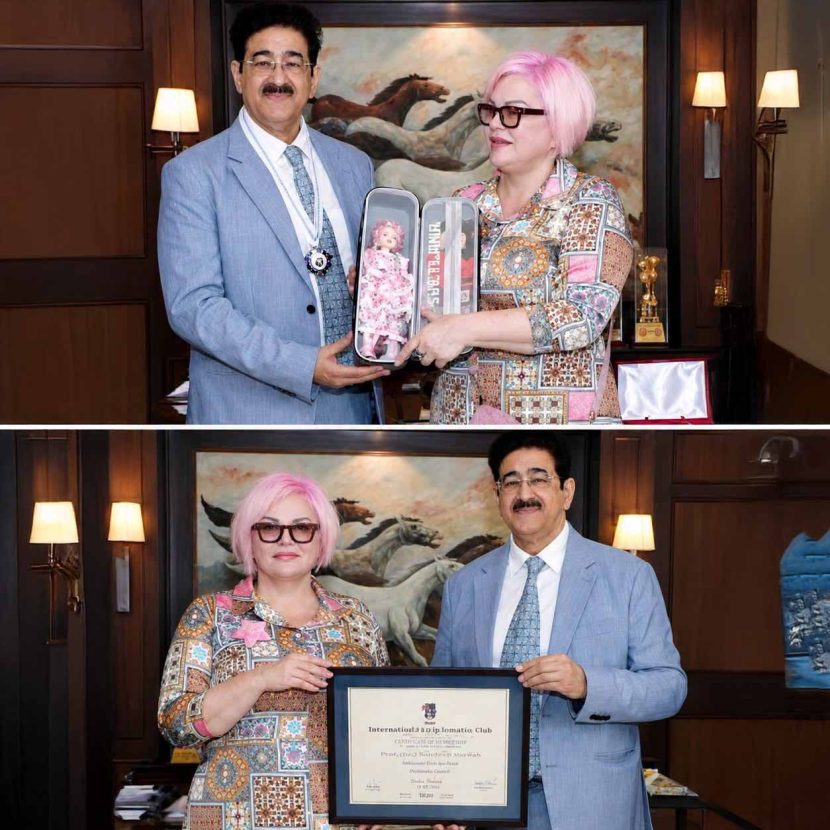 Russian Doll Presented to AAFT as Symbol of Friendship and Creative Association 765818074_1341759248158371_656000104346528246_n-1