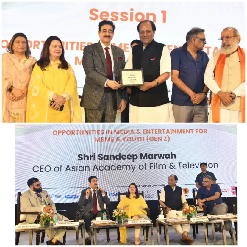 Sandeep Marwah Highlights MSME Strength of Indian Film, Television and Media Industry 773218423_1693721635070138_72084523919221762_n