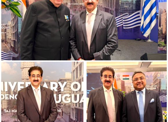 Dr. Sandeep Marwah Attends National Day of Uruguay Celebration in New Delhi 785600070_37888797827430167_3581915088713743715_n