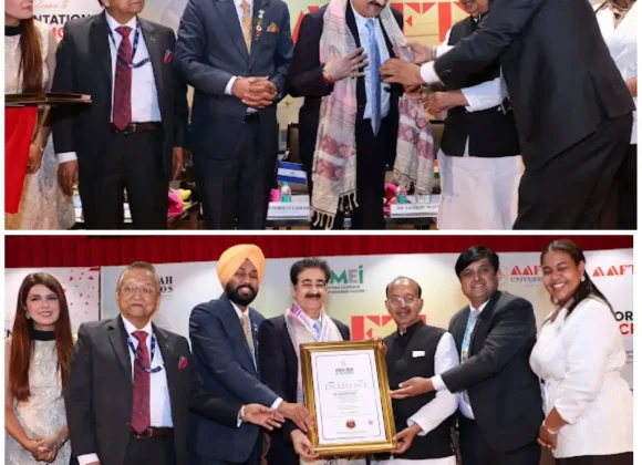 Dr. Sandeep Marwah Creates History in Literature and Publishing, Enters World Book of Records London 786628977_2548346815607407_8099860324033865365_n