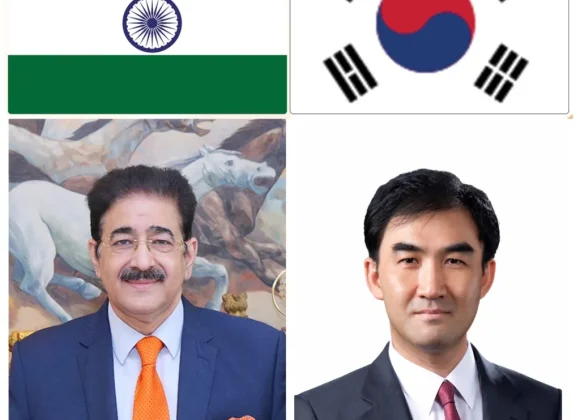 Sandeep Marwah Congratulates Ambassador of South Korea and People on Gwangbokjeol b23cde60-f7fb-472f-ba86-9cb7f93be967