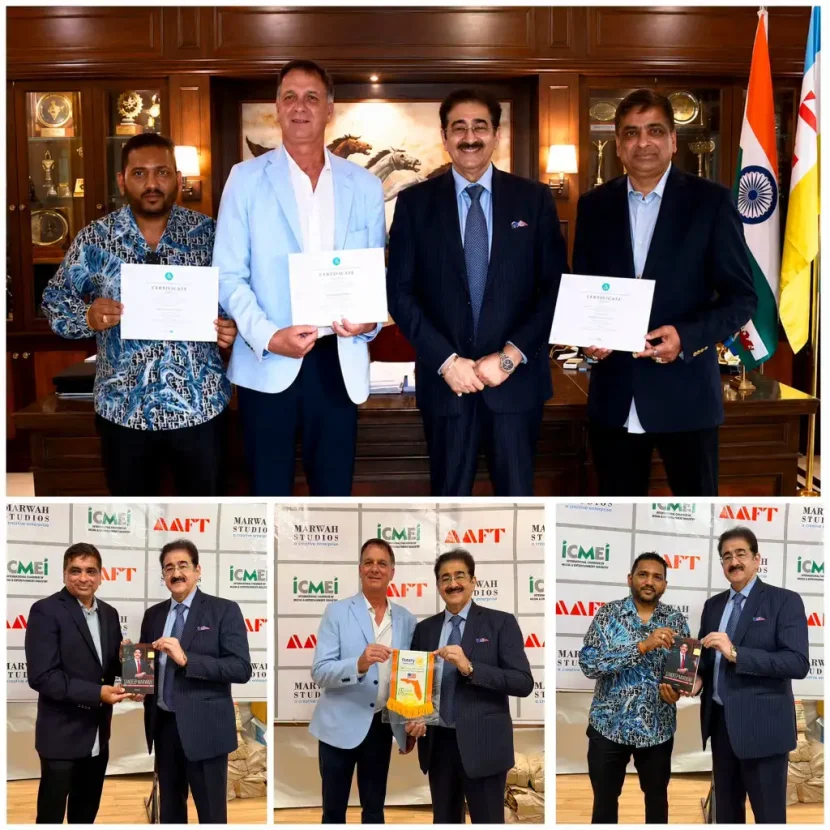 US and Malaysian Delegates Visit Marwah Studios to Explore Trade Possibilities and Cultural Collaborations 785600076_1377706373869830_7354452859569294574_n