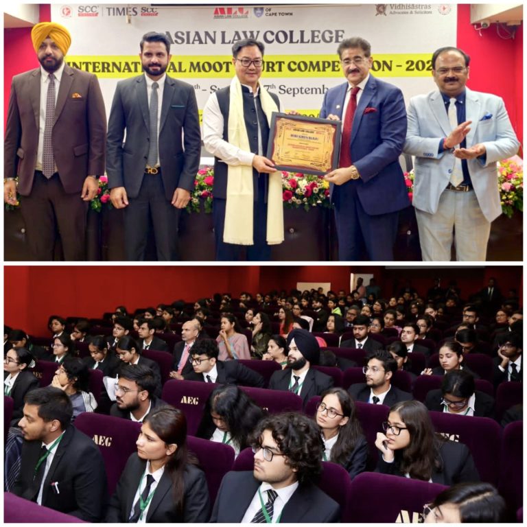 Future Lawyers Gather in Noida as Kiren Rijiju Opens International Moot Court Competition at Asian Law College ecef7064-ee6a-41a8-bd64-76d7d447688c (1)