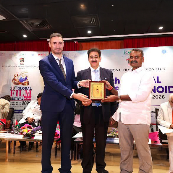 Moroccan Diplomat Walid Hasbi Honoured at the 19th Global Film Festival Noida 2026 797694731_1639138970947016_3308085298437946032_n