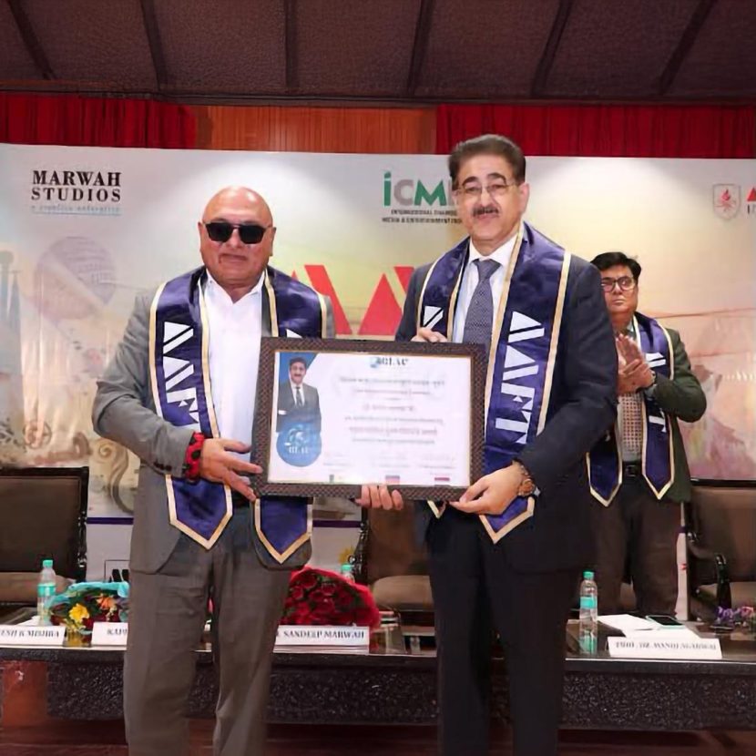 Belgium Honour for Dr. Sandeep Marwah: Father Kamil Bulcke Award Presented at AAFT’s 129th Convocation 819921363_1562672588461925_7815311633062330162_n