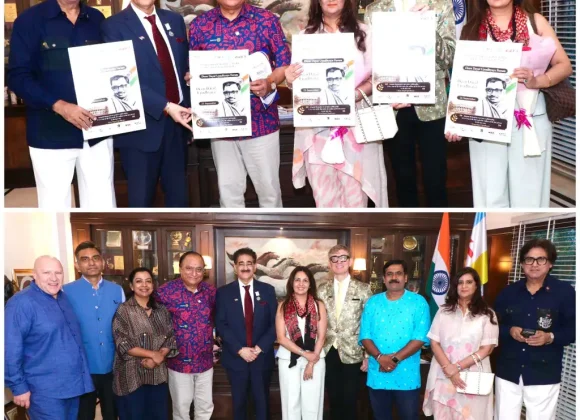 Rotary E-Club of Winter Haven Holds Meeting at Marwah Studios; Commemorative Poster of Pandit Deendayal Upadhyaya Launched 825278572_1440047958219554_917288366044927968_n