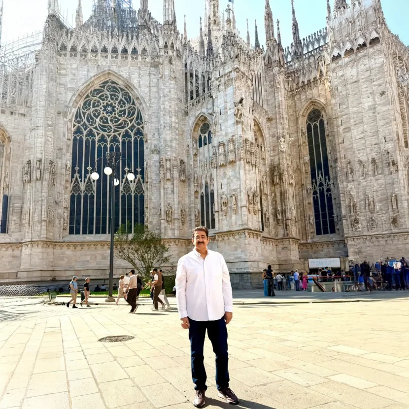 Dr. Sandeep Marwah Visits Milan to Strengthen Indo-Italian Cultural and Business Relations 837807480_3021580671520487_3529586577232595965_n