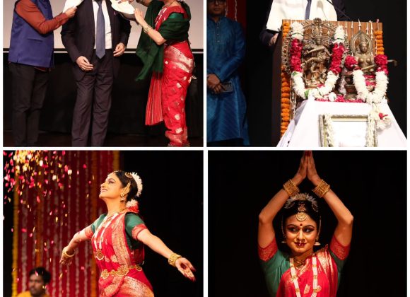 Dr. Sandeep Marwah Inaugurates Bharatanatyam Arangetram of Manisha Singhal at Triveni Kala Sangam 861231974_1408260938059616_5572895990151805049_n